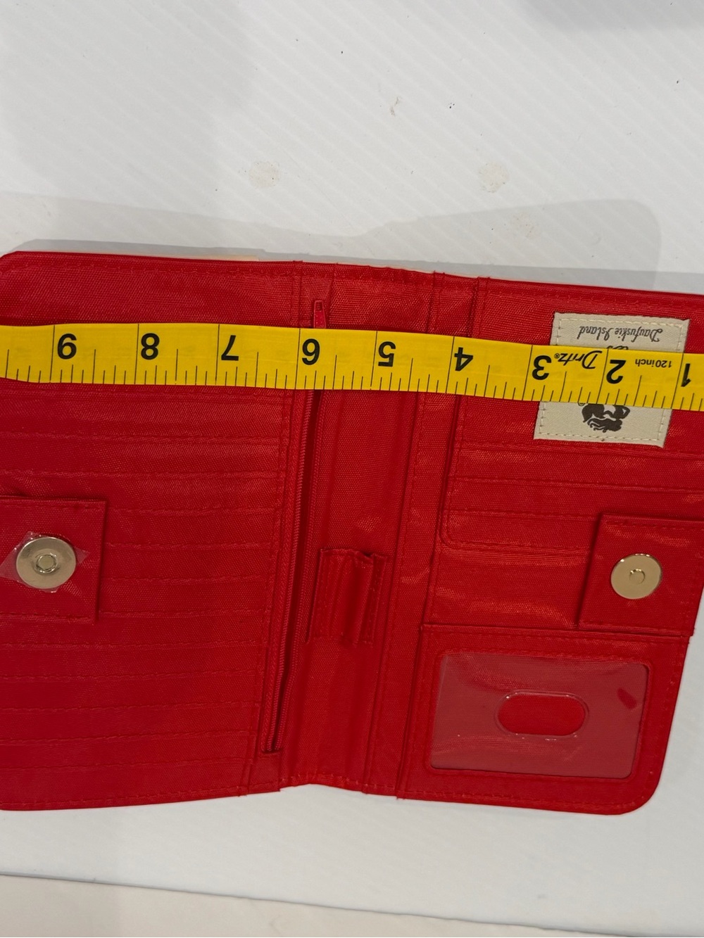 SPARTINA 449 Bay Dreams Snap Wallet map Chesapeake Bay Daufuskie Island - Picture 11 of 15